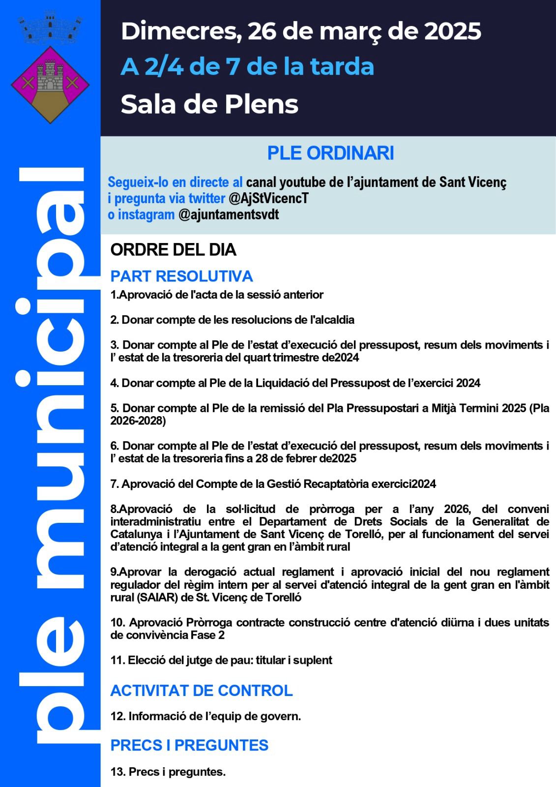 PLE ORDINARI