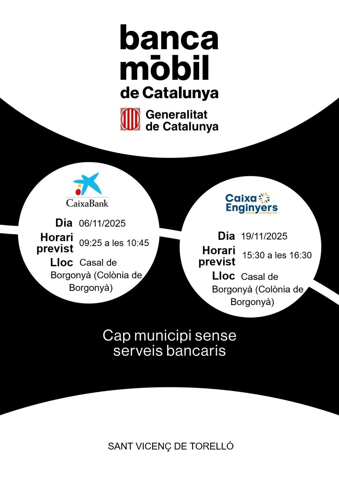 SERVEI DE BANCA M&Ograve;BIL A BORGONY&Agrave;