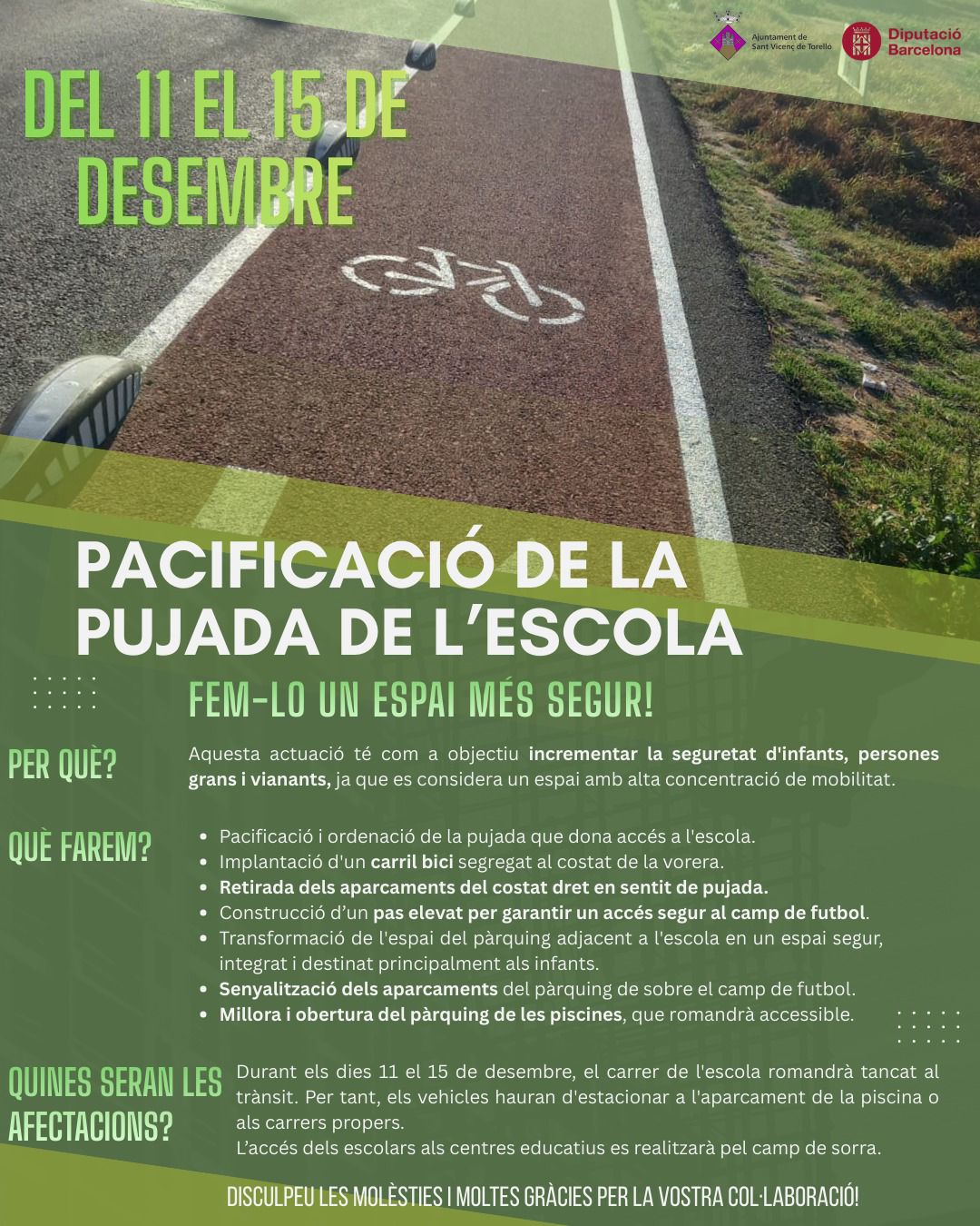 PACIFICACI&Oacute; DE LA PUJADA DE L'ESCOLA