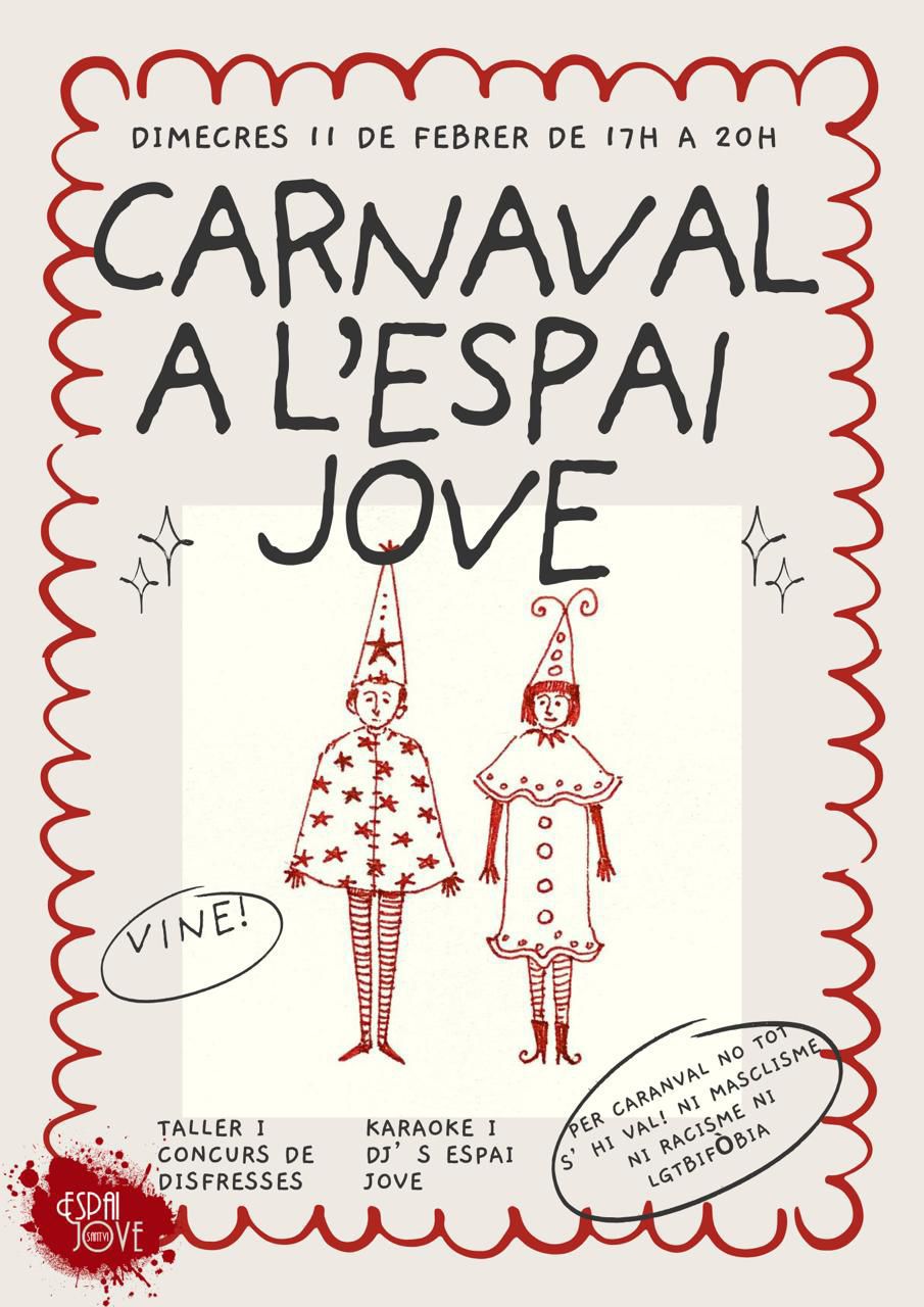 PRIMER CARNAVAL A L'ESPAI JOVE