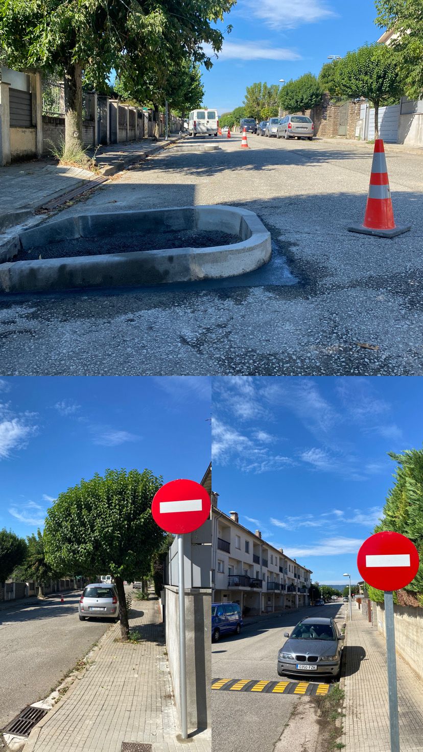 ACTUACIÓ PER MILLORAR L'ARBRAT A SANT VICENÇ I SENTIT ÚNIC DE CIRCULACIÓ AL C/ MESTRE CAPELLADES