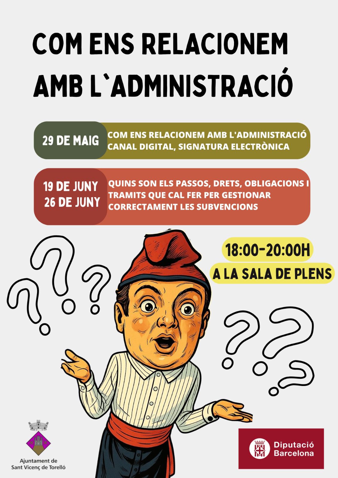 COM ENS RELACIONEM AMB L'ADMINISTRACIÓ