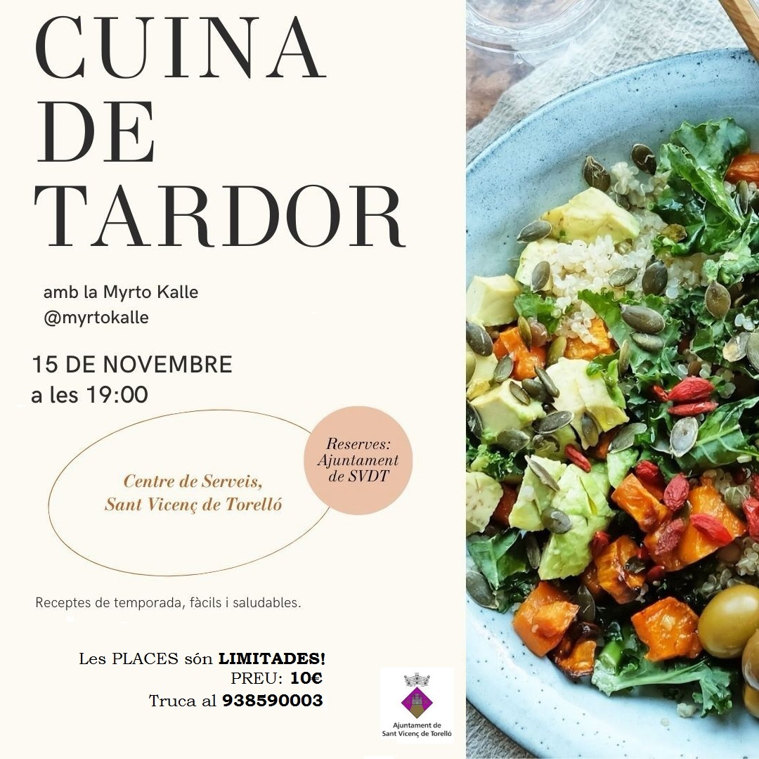 TALLER DE CUINA DE TARDOR