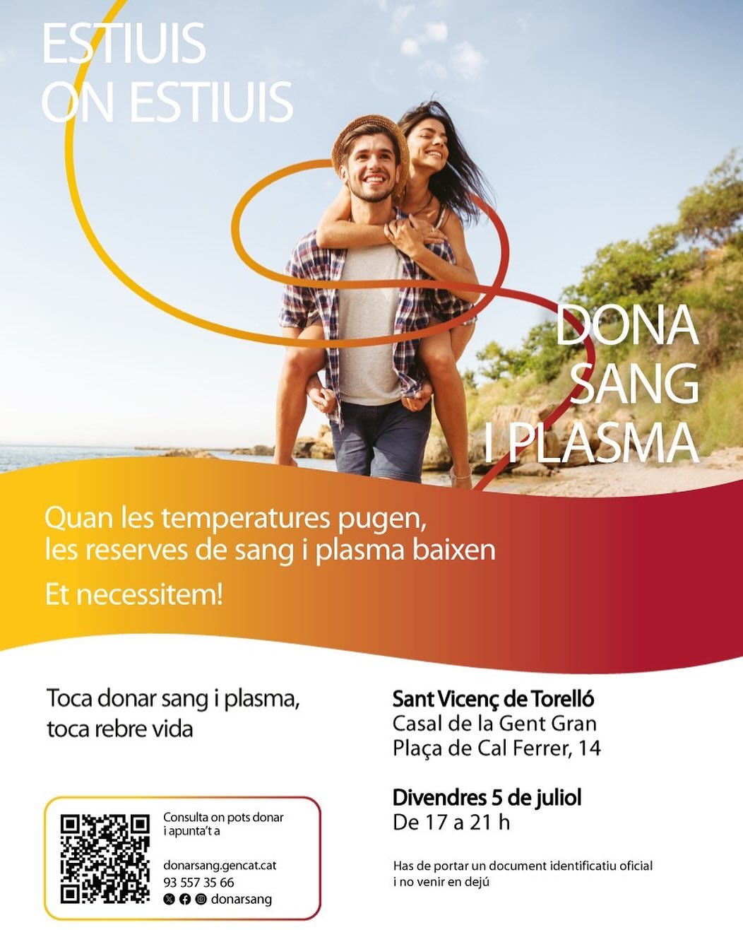 DONACIÓ DE SANG I DE PLASMA A SANT VICENÇ