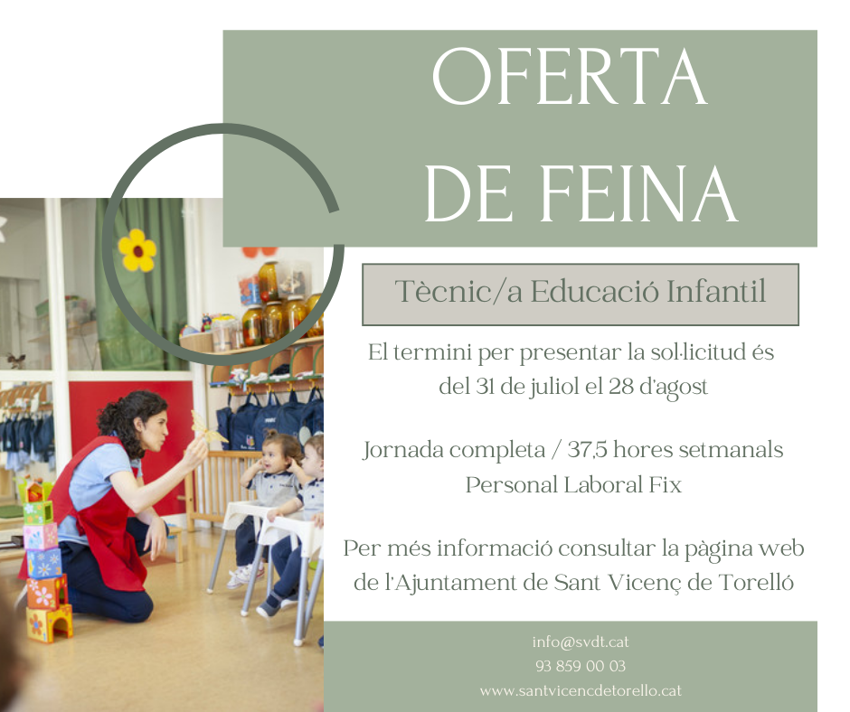 OFERTA DE FEINA