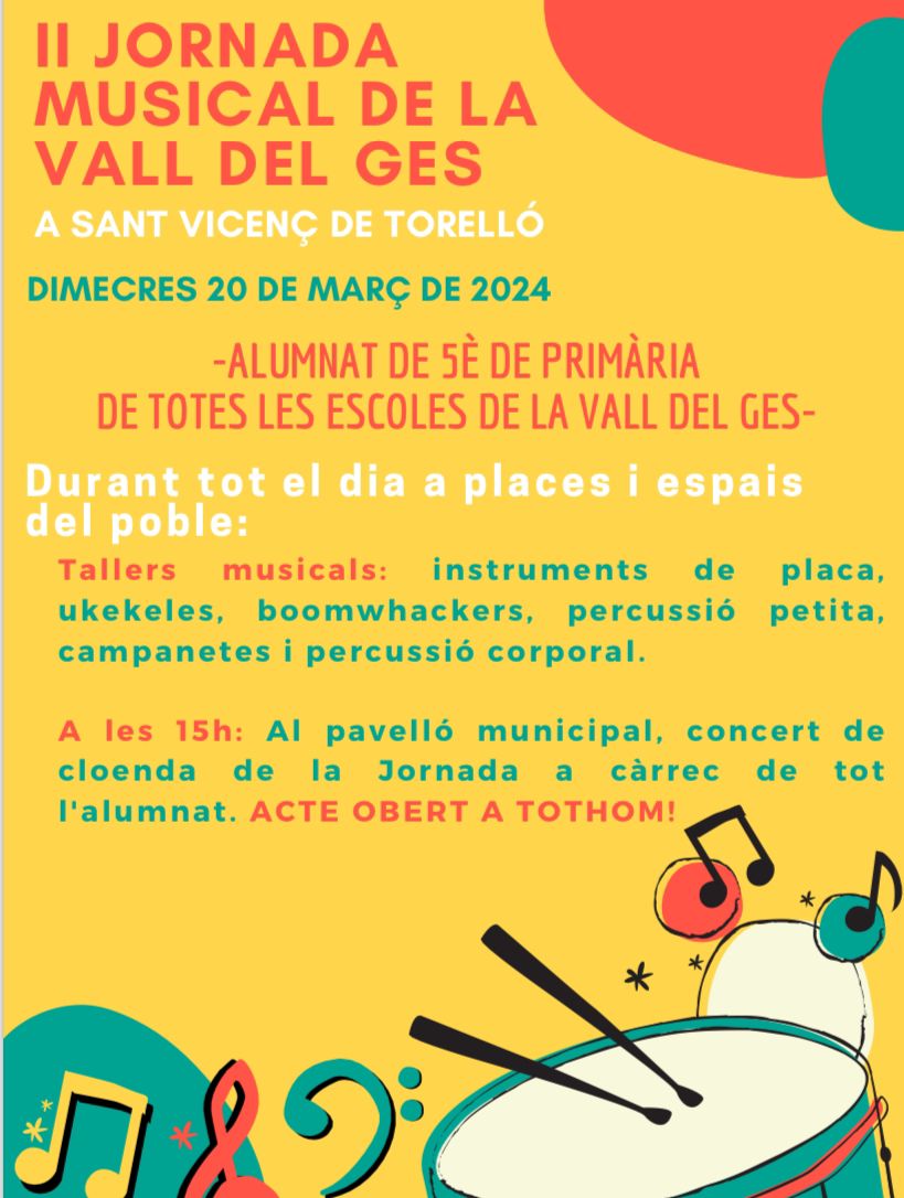 2a JORNADA MUSICAL DE LA VALL DEL GES