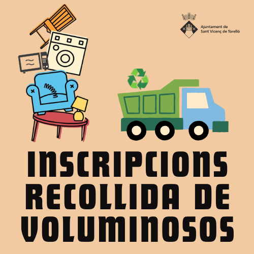 INSCRIPCIONS RECOLLIDA VOLUMINOSOS
